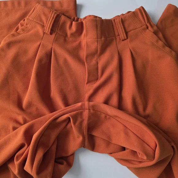 Halara Flex High Waisted Pocket Wide Leg Waffle Work Pants Size Medium Regular - Picture 11 of 15